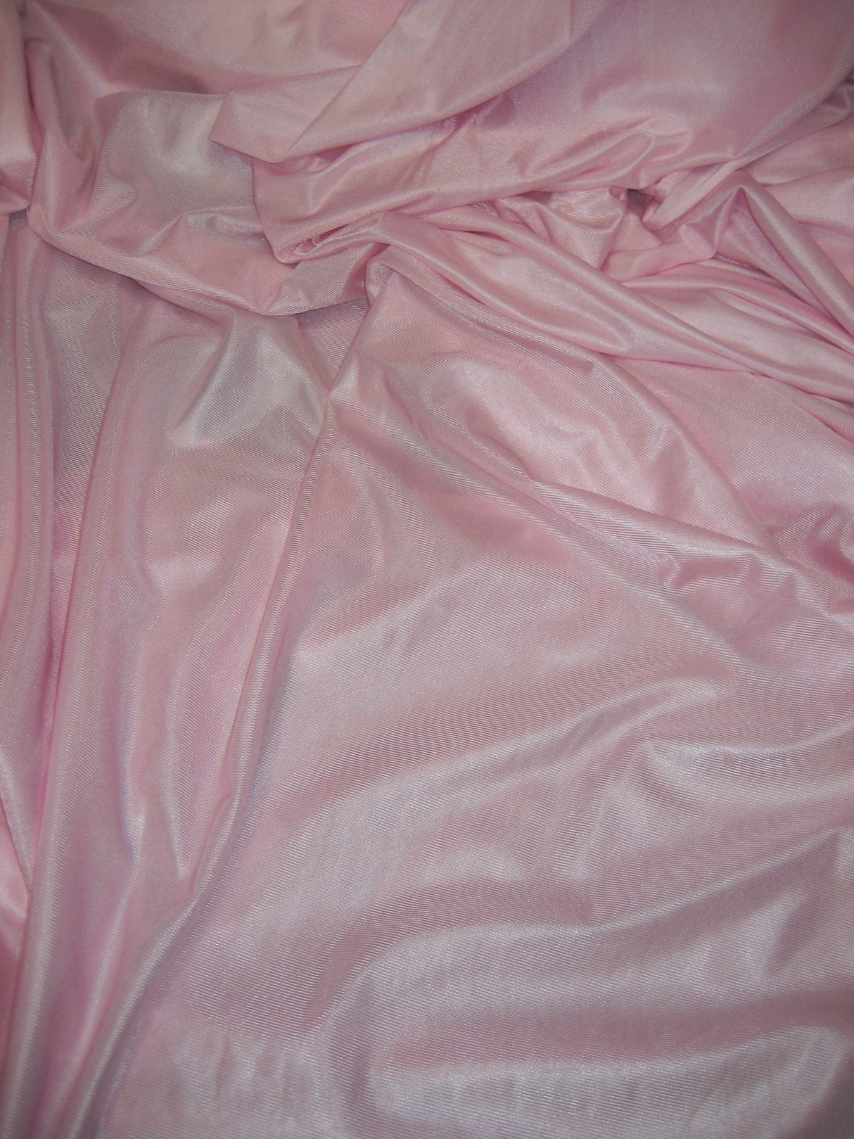 1 Yard Low Stretch Lt. Pink Tricot Polyester Fabric For Aerial Silks Hammocks Backdrops Crafts 108/120 Inch Wide