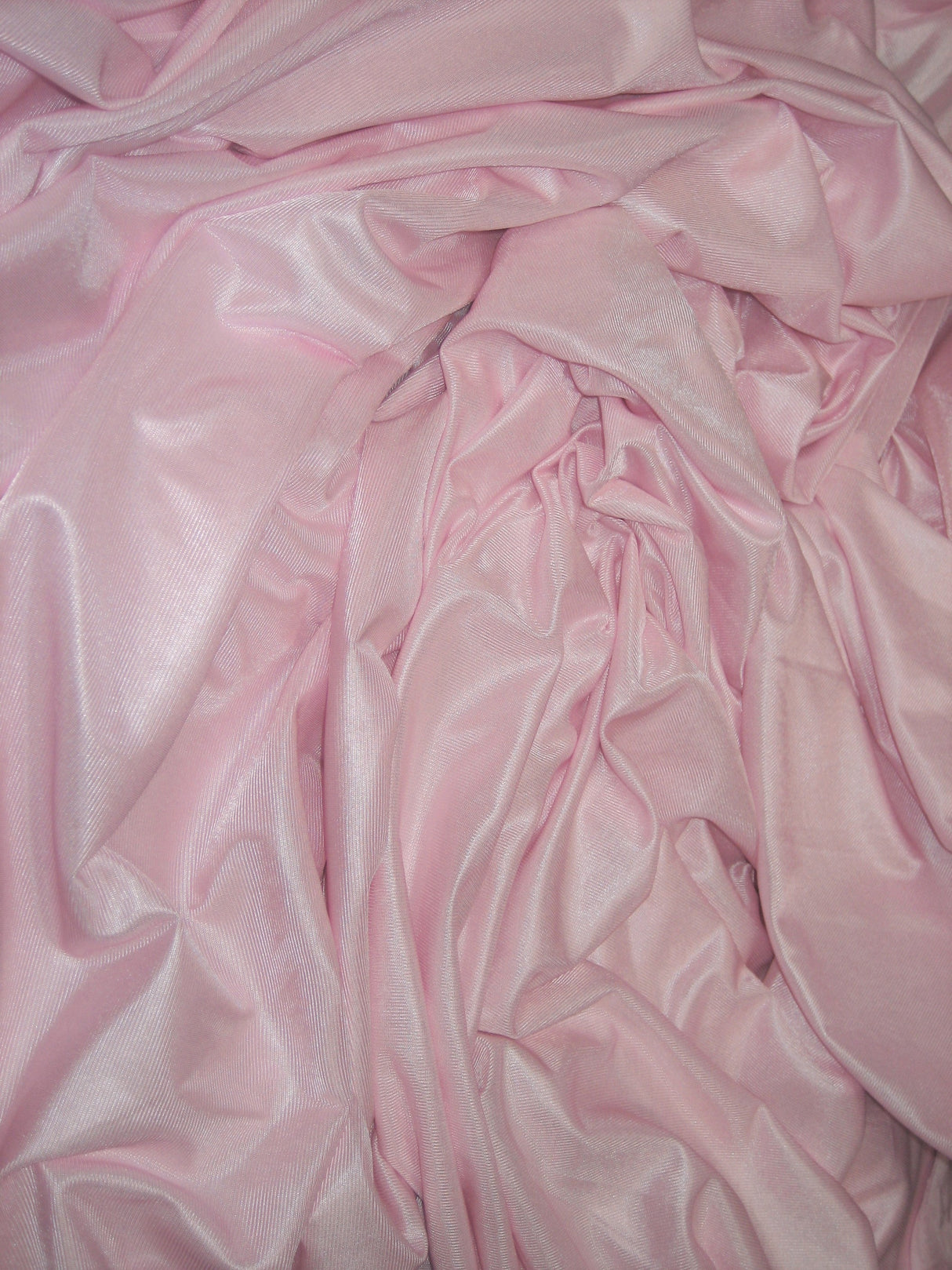 1 Yard Low Stretch Lt. Pink Tricot Polyester Fabric For Aerial Silks Hammocks Backdrops Crafts 108/120 Inch Wide
