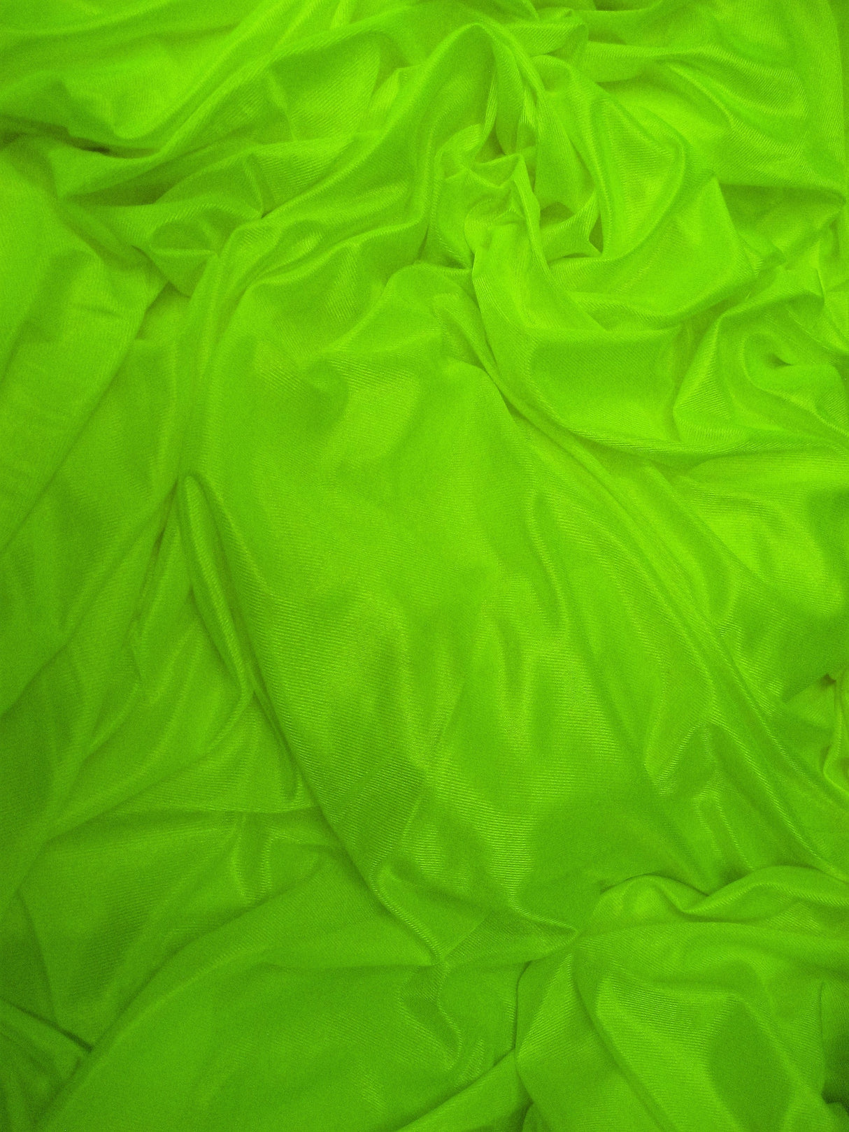 1 Yard Low Stretch Neon Green Polyester Fabric For Aerial Silks Hammocks Backdrops Crafts 108/ 120 Inch Wide