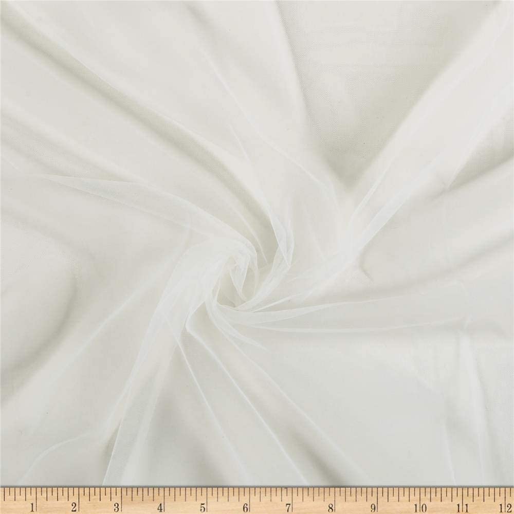 1 Yard Micro Stretch Mesh Nude Fabric, 100% Polyester, 60" Wide x 36"