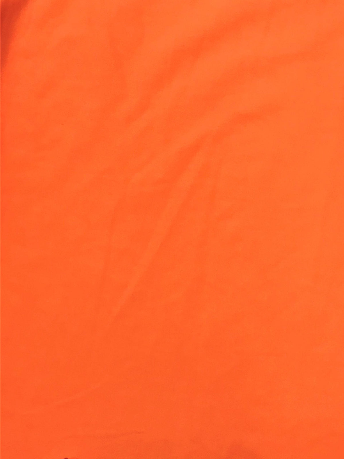 Orange Poly Cotton Broadcloth Fabric - Orange, 59/60" Width (1 Yard)