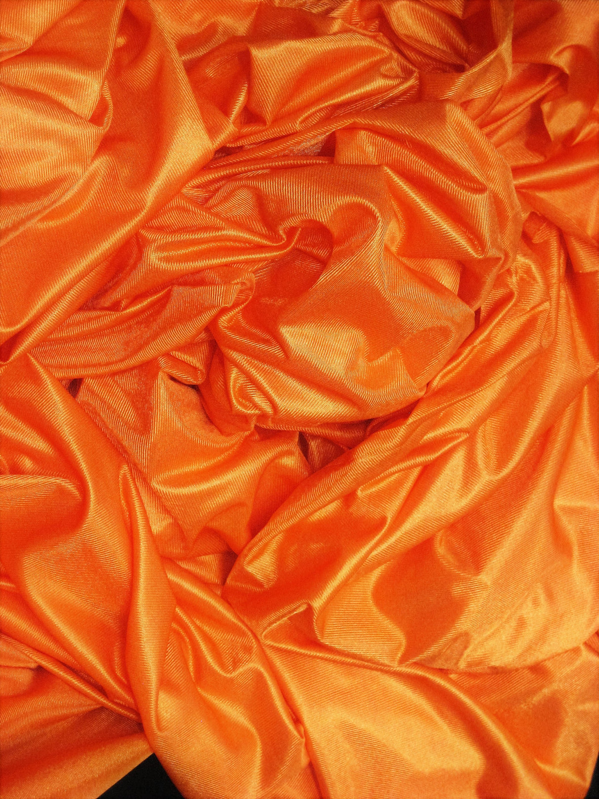 1 Yard Orange Low Stretch Polyester Fabric Extra Wide & Durable 108/120 Inch Wide