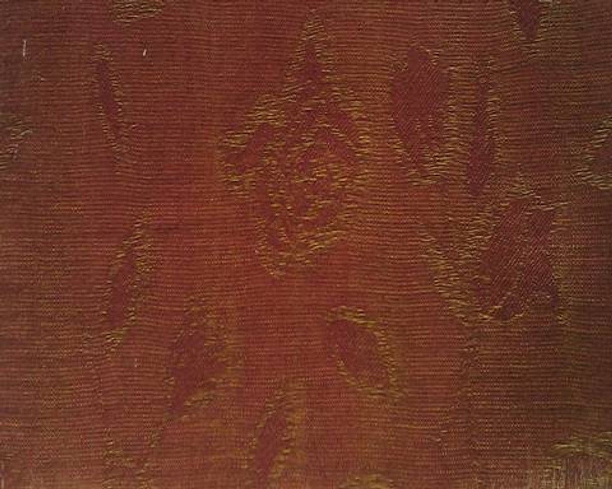 1 Yard Organza Jacquard Brown Fabric 57/58 Inches Wide