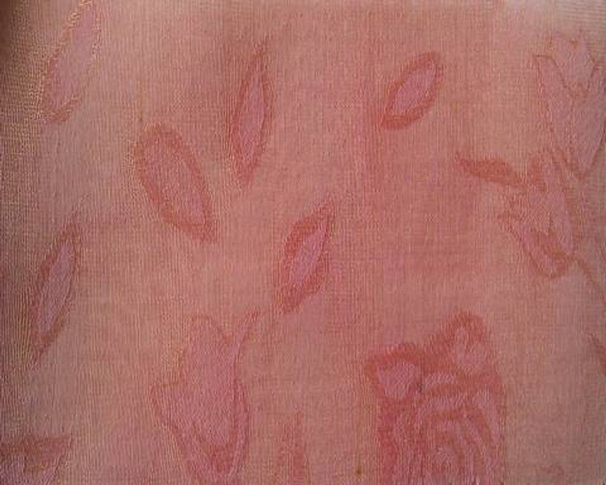 1 Yard Organza Jacquard Pink Fabric 57/58 Inches Wide
