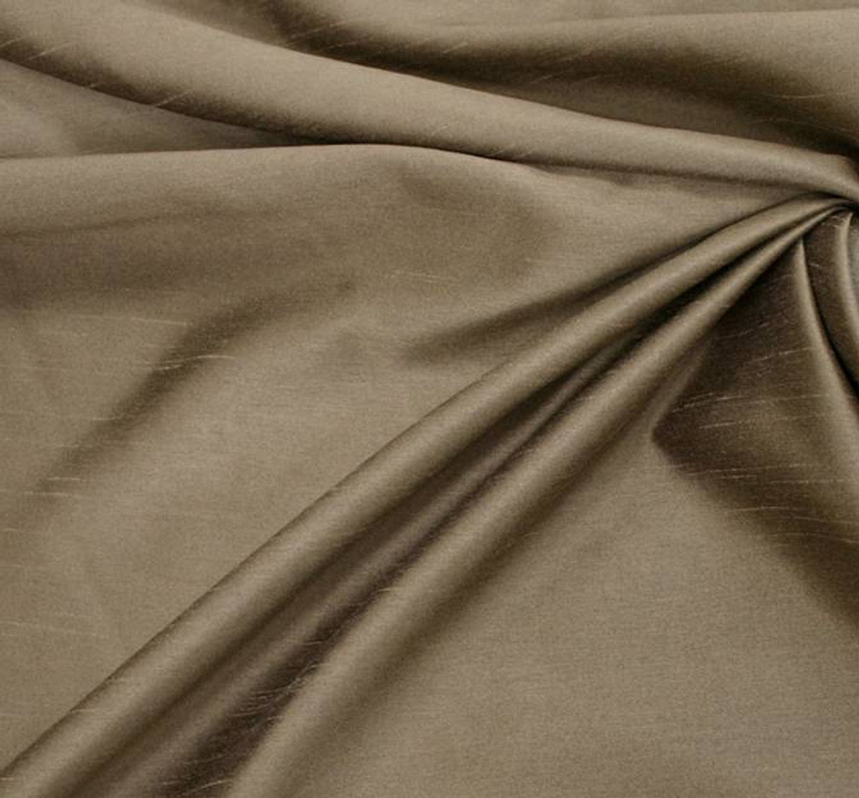 1 Yard Two Tone Black Taupe Oscar Shantung Fabric Glamorous Nylon Blend 58/60" Wide