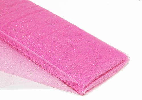 10 Yard Premium Glitter Tulle Fabric for Wedding Party Crafting and Decoration 54 Inch Width