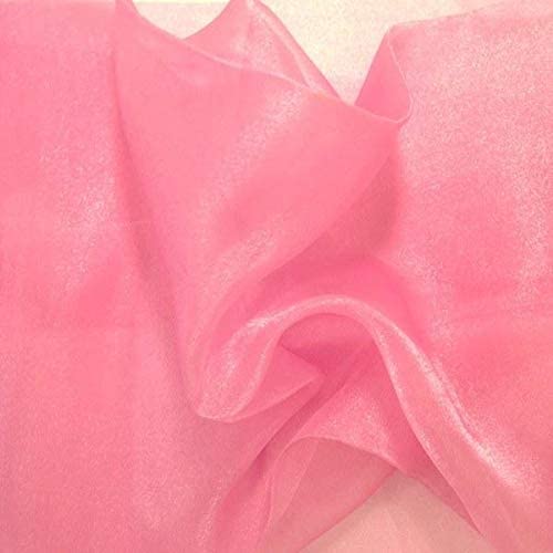 1 Yard Fabric Collections Inc. Sparkle Crystal Sheer Organza, 60? Wide 100% Polyester Shiny Fabric