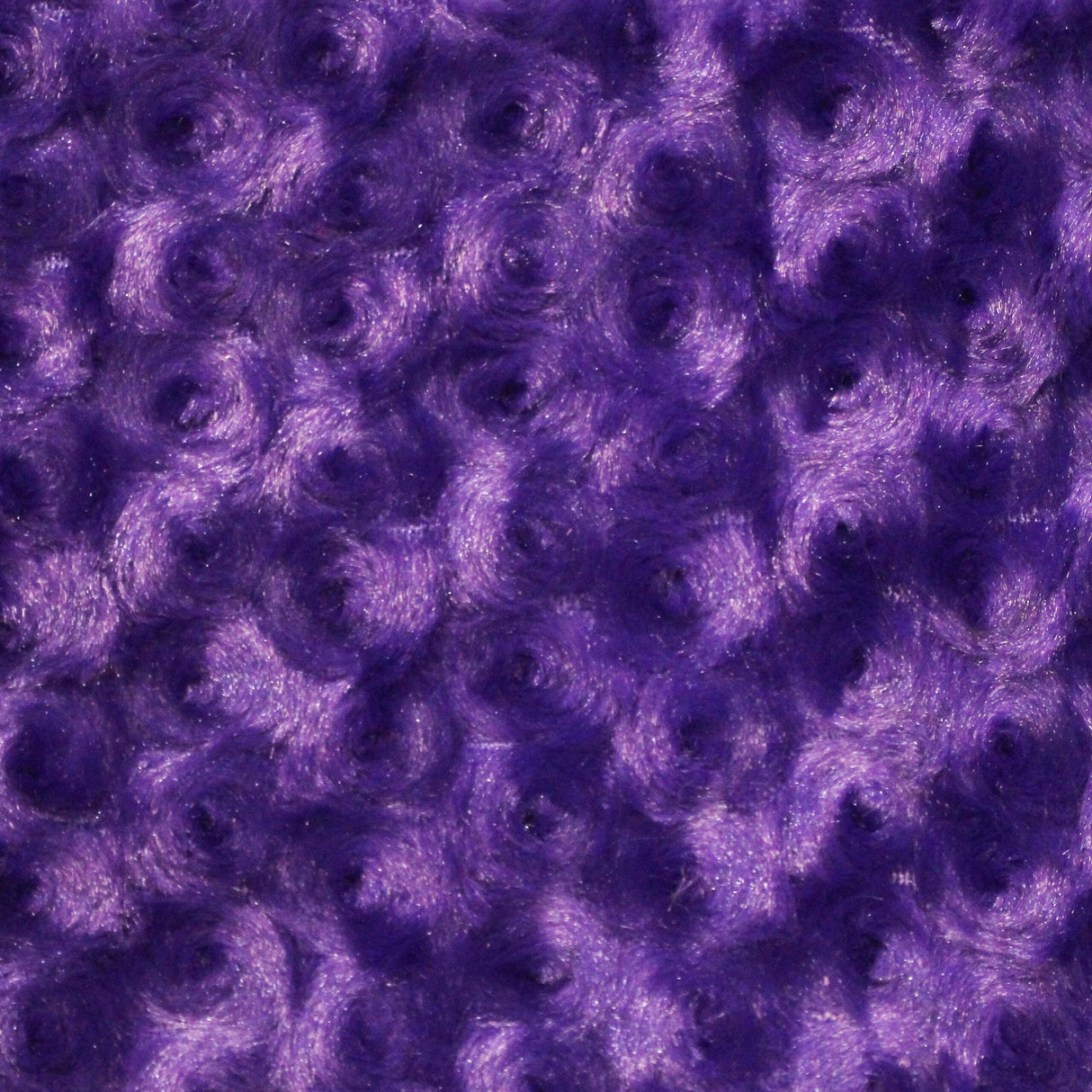 1 Yard Purple Minky Rosebud Fabric 58/60" Width Rose Swirl Embossed