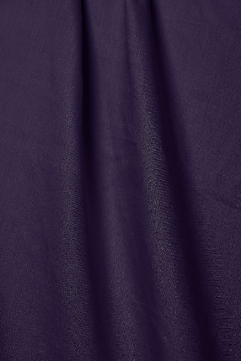 1 Yard Purple Linen Fabric Lightweight Flat Solid 44 Inches Wide for Sewing and Accessories