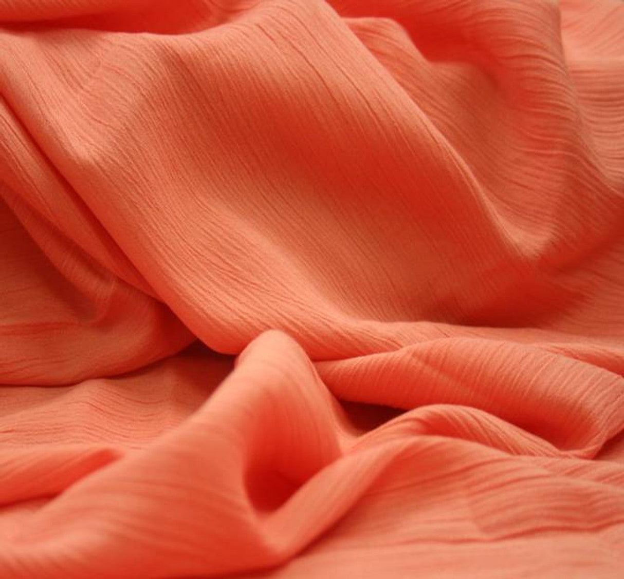 Rayon Crinkle Peach Lightweight Woven Apparel Fabric 100% Rayon 50/51” Wide