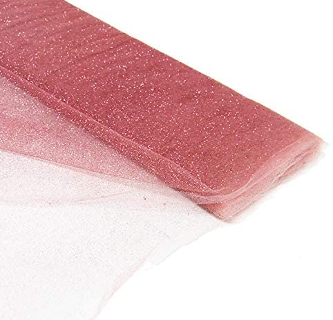 10 Yard Premium Glitter Tulle Fabric for Wedding Party Crafting and Decoration 54 Inch Width