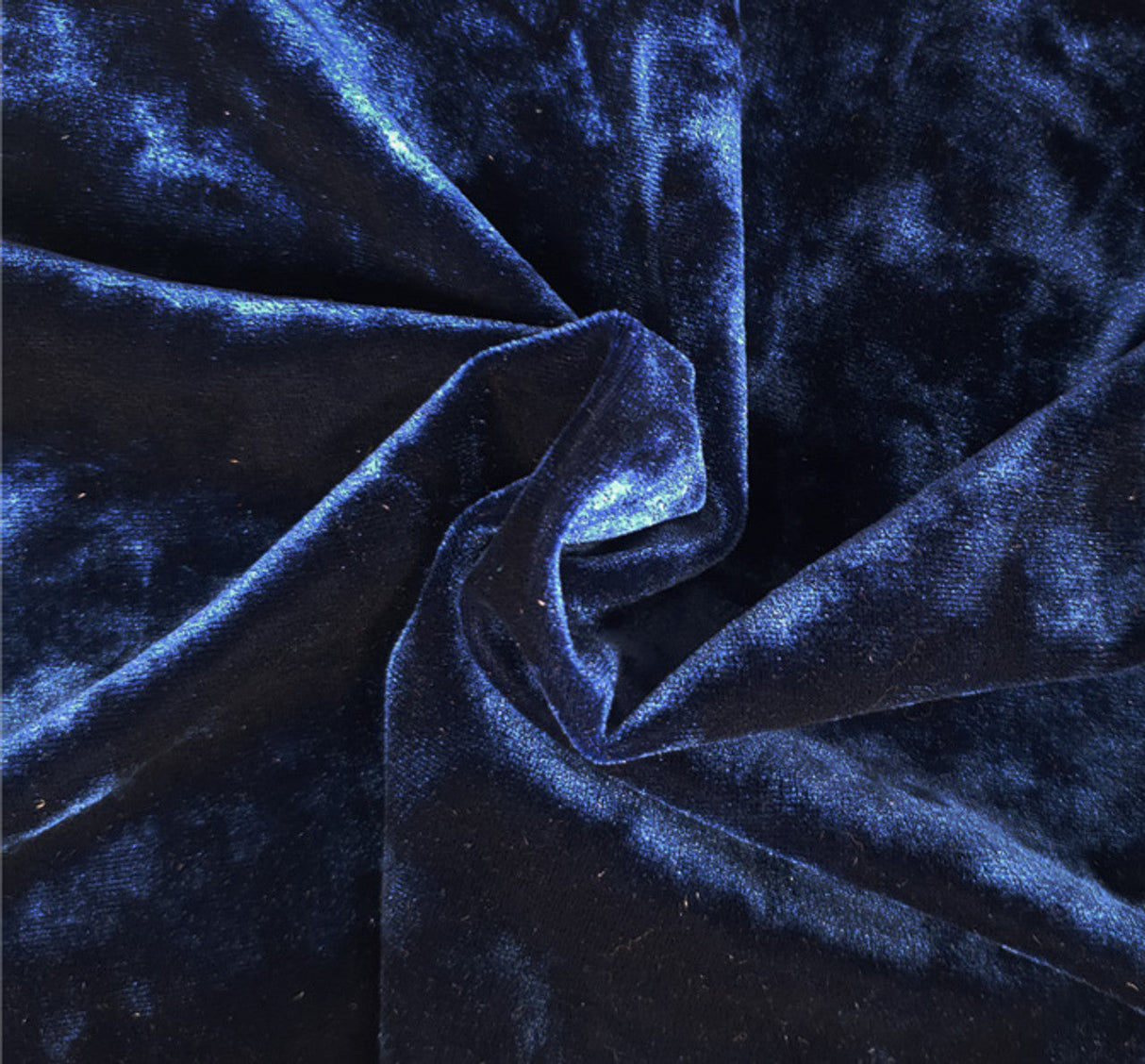 1 Yard Stretch Crushed Velvet Fabric Royal Drapey Apparel Material width