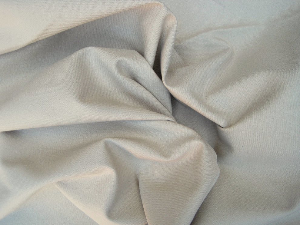 1 Yard Stone Cotton Twill Spandex Fabric Soft Stretchy Durable Material 44–45 inches wide