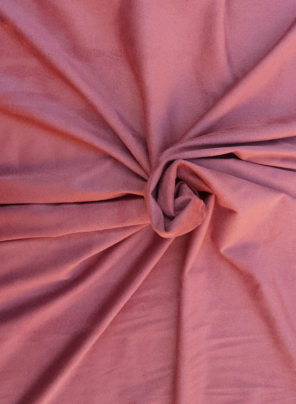 1 Yard Marsala Microsuede Spandex Fabric Soft Stretchy Faux Suede Texture