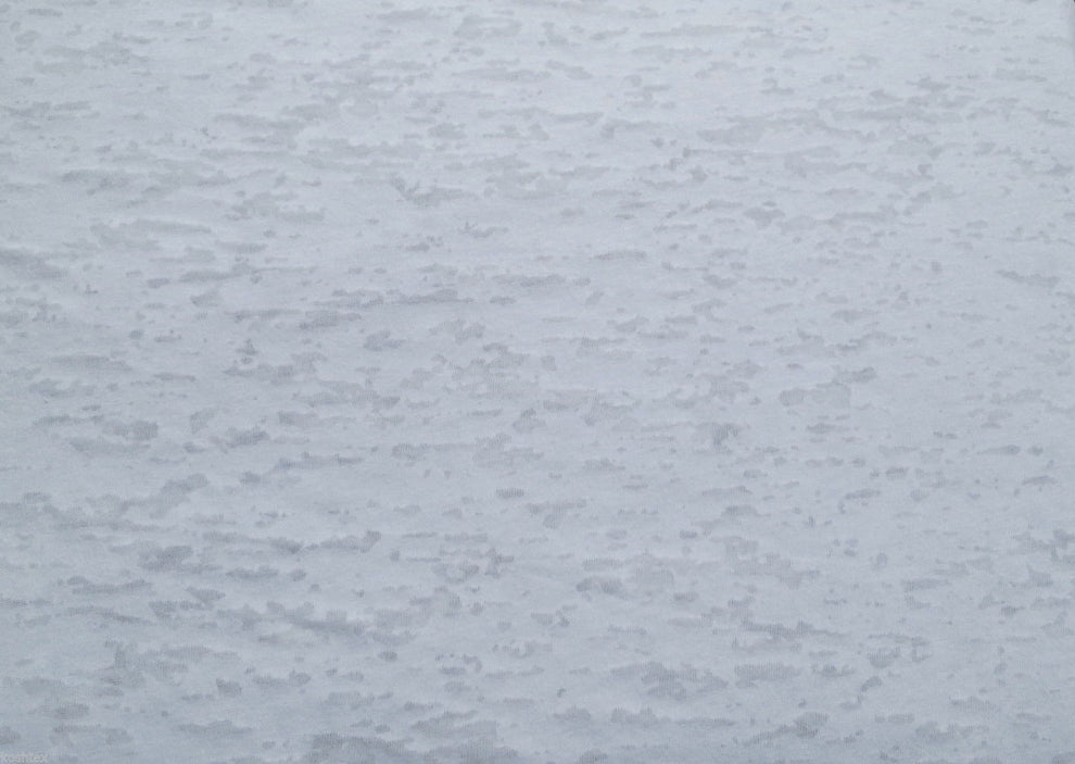 1 Yard Lightweight Cotton Blend Soft White Burnout Jersey Knit Fabric for DIY, Apparel & Layering