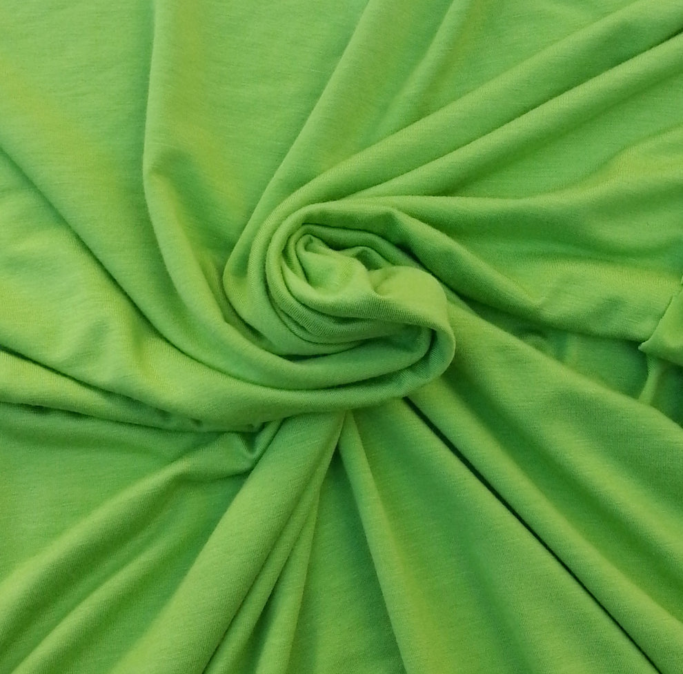1 Yard Lemon Grass Modal Spandex Jersey Knit Fabric