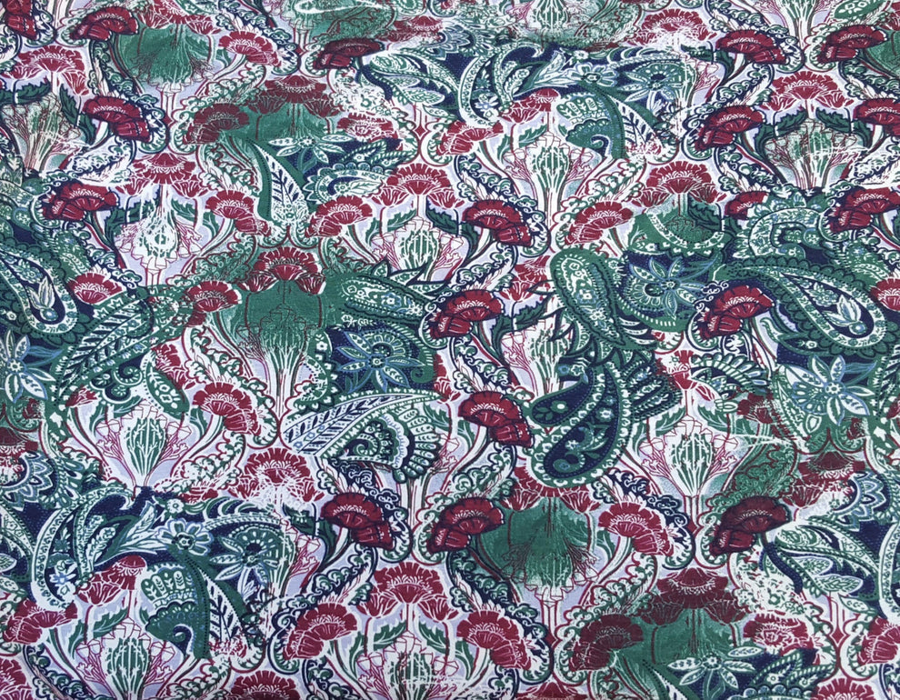 1 Yard Organic Cotton Spandex Jersey Print Fabric Soft Eco Friendly Stretch Knit for Apparel