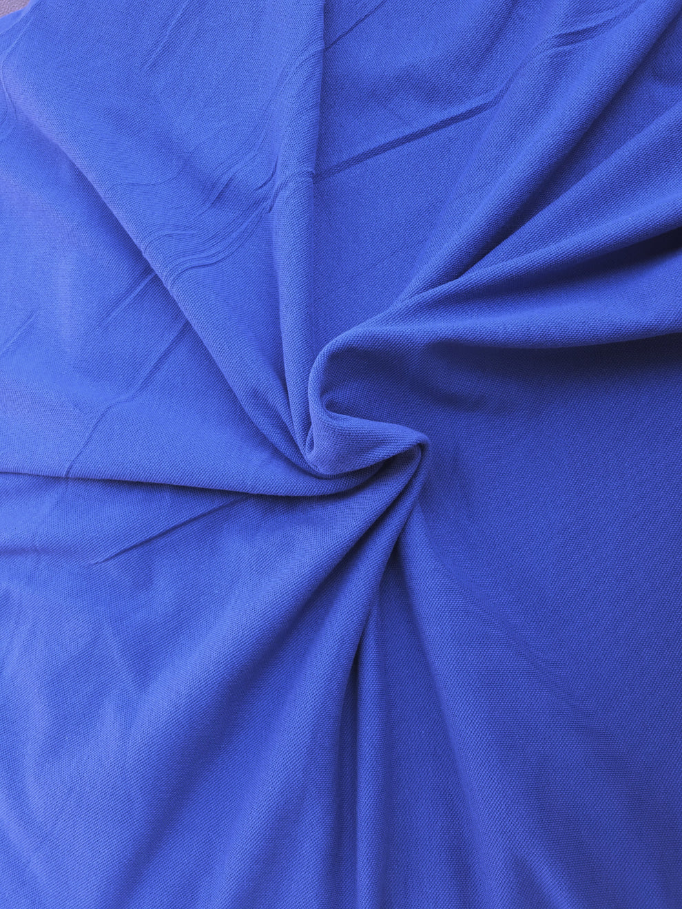 1 Yard Royal Combed Cotton Pique Fabric Soft Durable Breathable Material