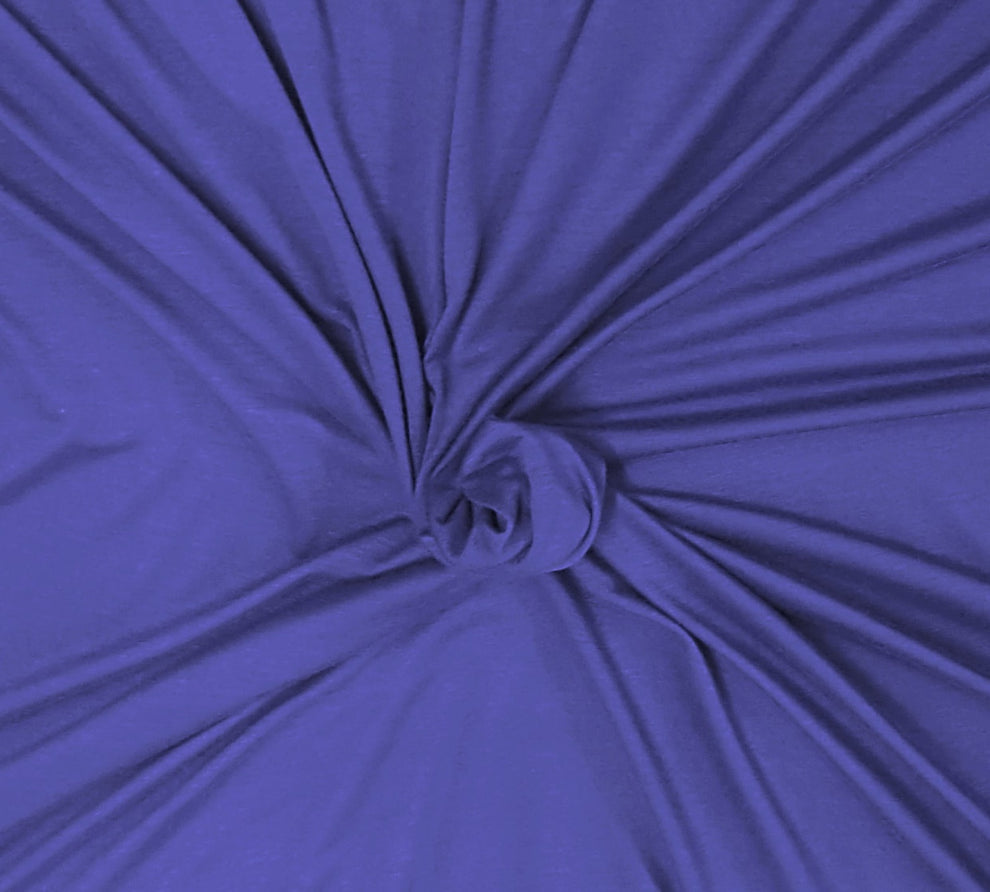 1 Yard Violet Rayon Spandex Jersey Fabric Soft Stretch Knit for T Shirts, Dresses, and Activewear