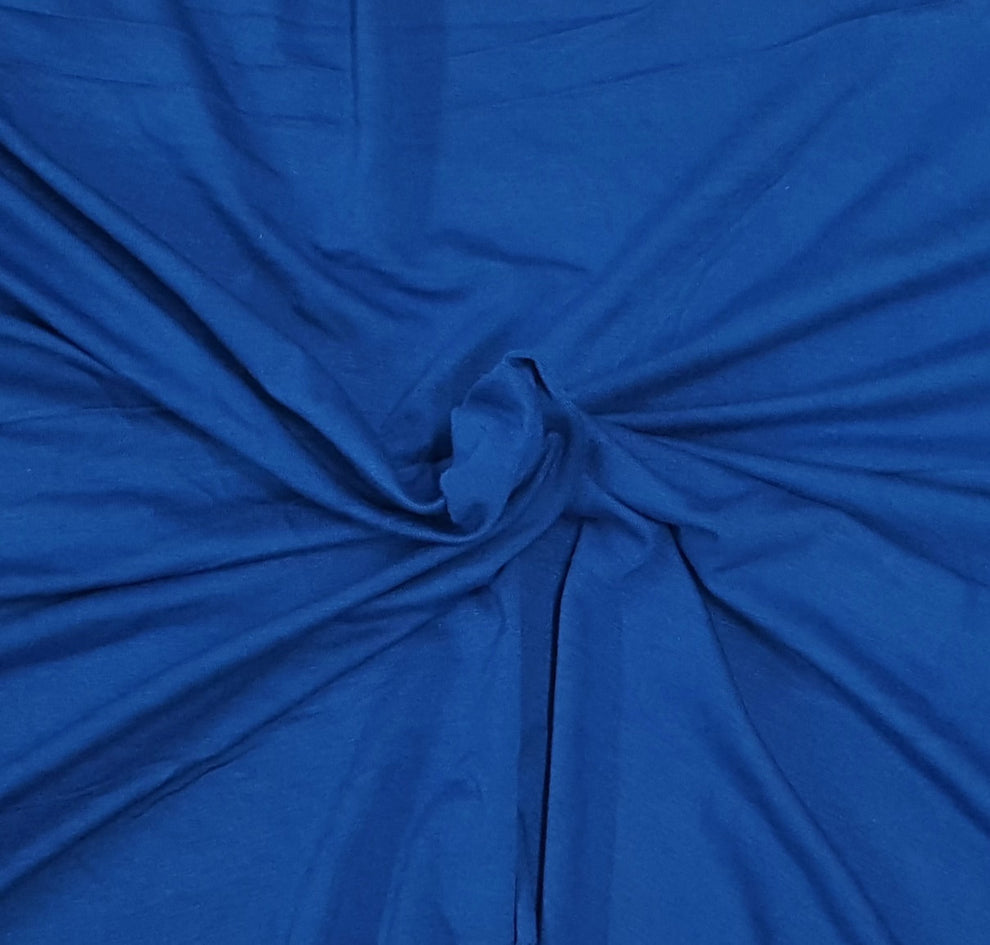 1 Yard Royal Modal Viscose Spandex Jersey Fabric Soft Stretch Knit Material For Clothing And DIY Sewing Projects