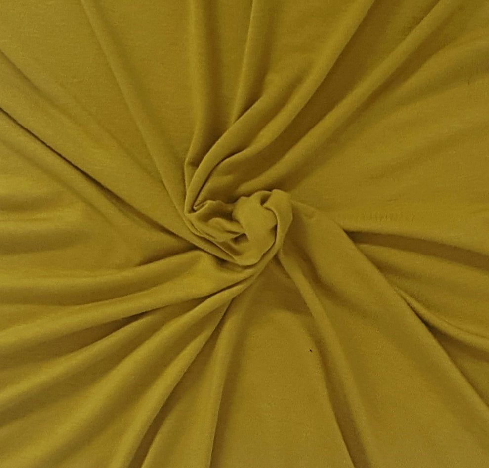 1 Yard Gold Mine Micro Modal Spandex Jersey Fabric Soft Stretchy Knit