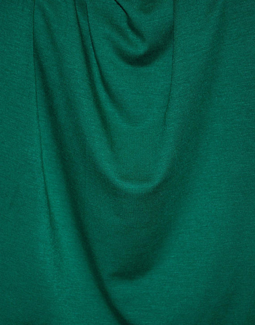 1 Yard Emerald Green Micro Modal Spandex Jersey Fabric Soft Stretch Knit