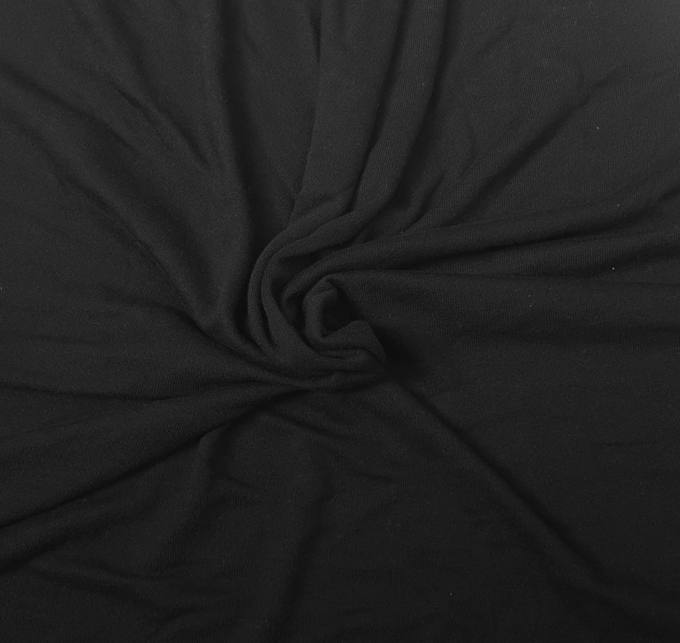 1 Yard Black Cotton Twill Spandex Fabric For Pants Uniforms Jackets Skirts Dresses Crafts 59 Inch Wide