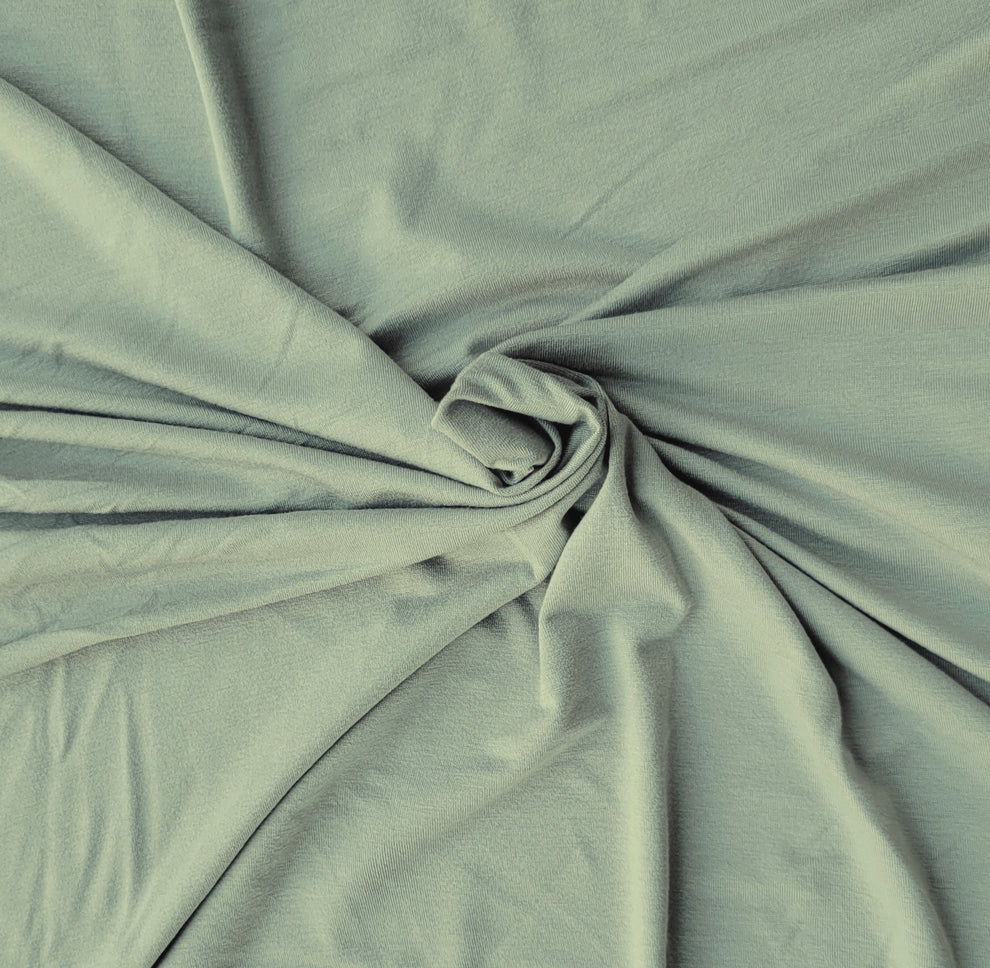 1 Yard Heather Gray Rayon Viscose Spandex Knit Jersey Fabric for Shirts Leggings Dresses