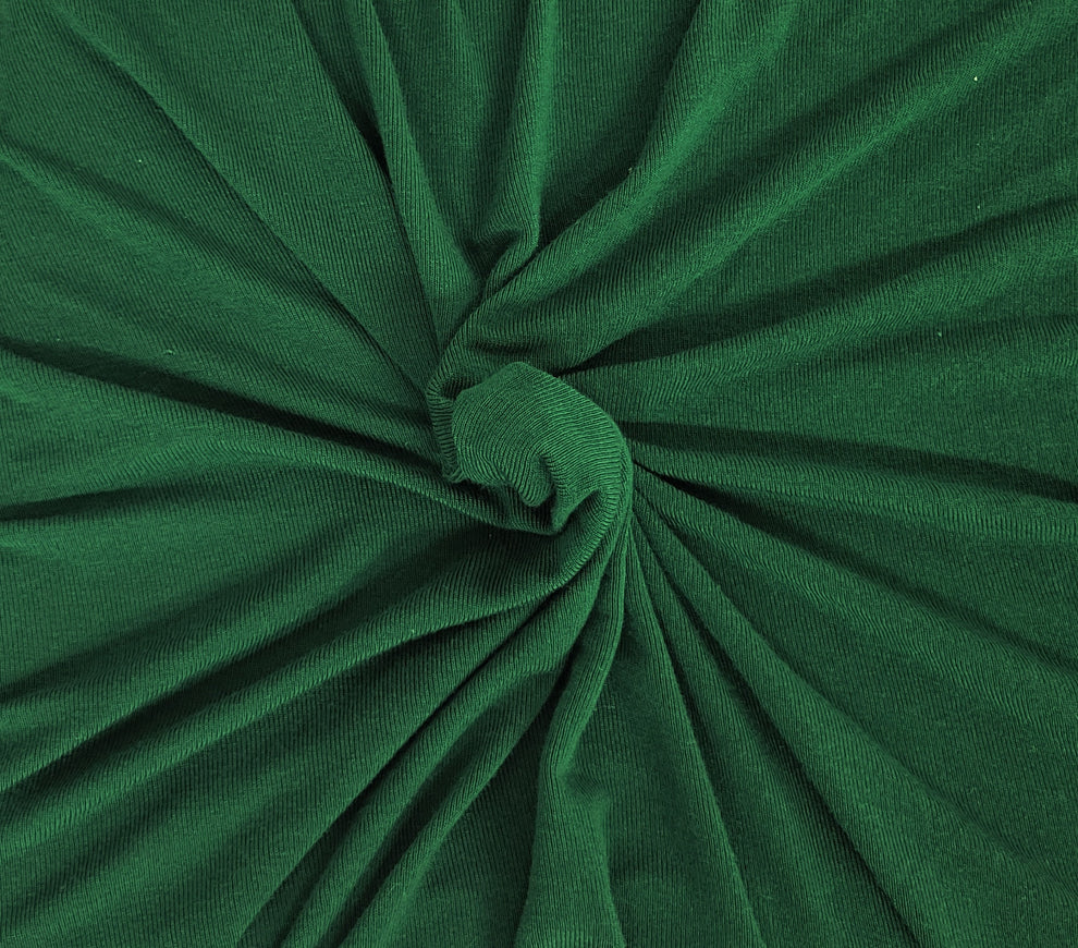 1 Yard Emerald Tencel Lyocell Hacci Sweater Knit Fabric for Lightweight Tops and Loungewear