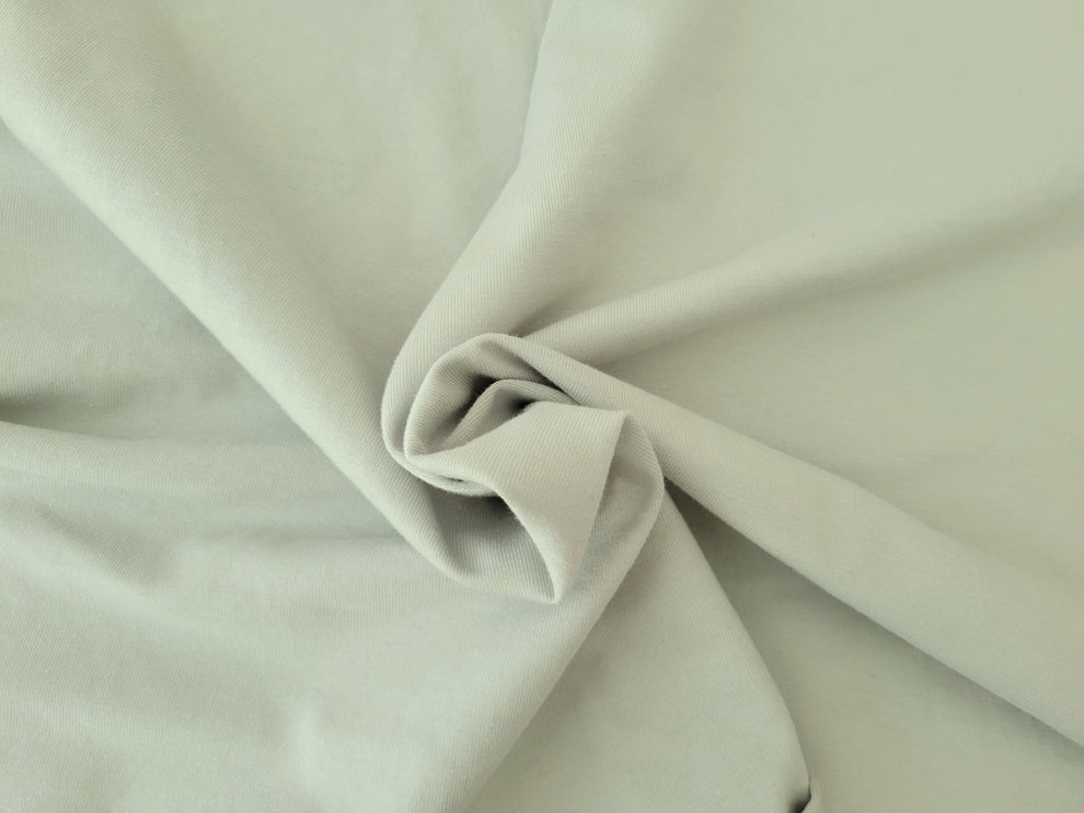 1 Yard Sage Cotton Jersey Knit Fire Retardant Fabric Soft Durable Material For Clothing And Safety Projects