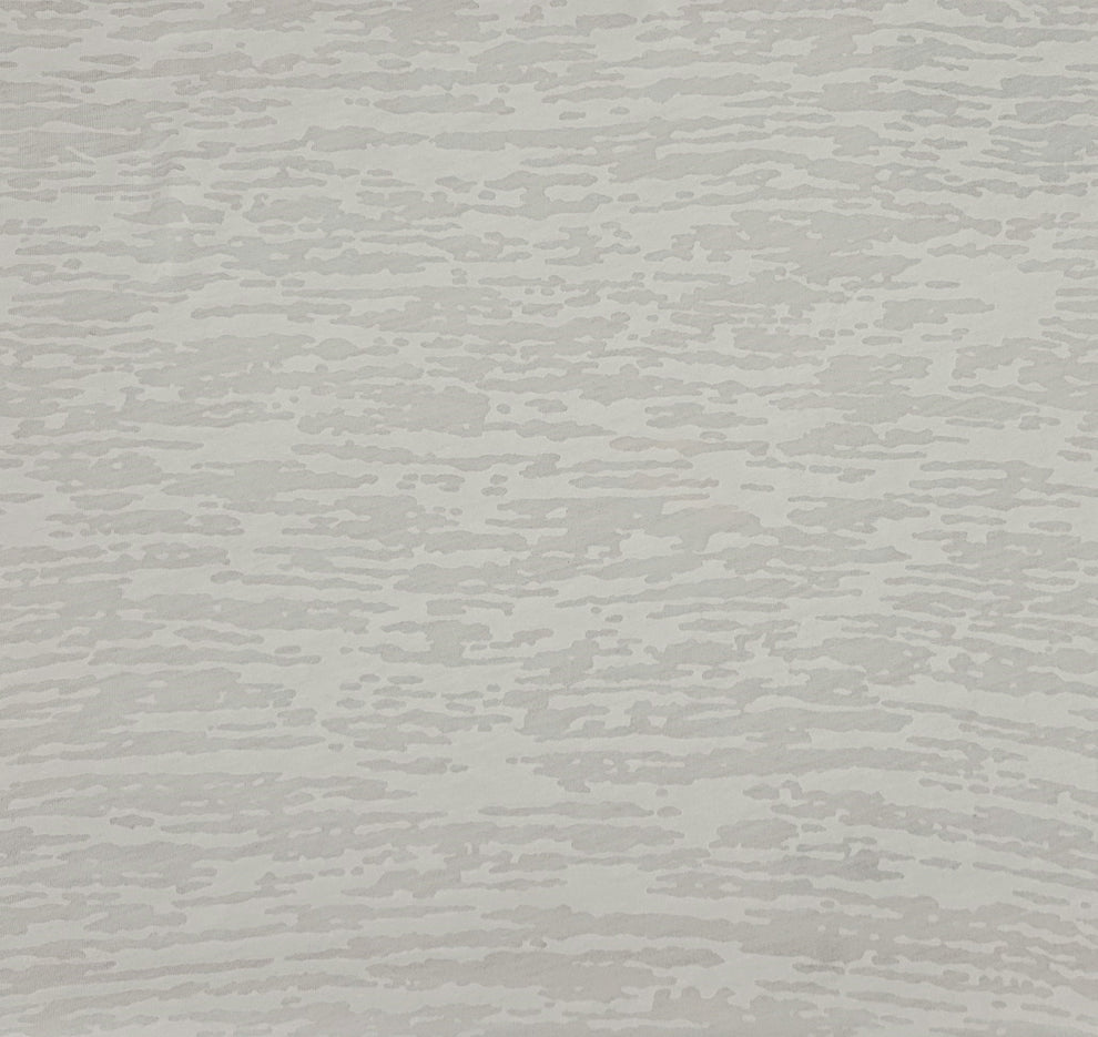 1 Yard Semi Sheer Knit White Cotton Blend Burnout Jersey Fabric Lightweight for Layering & Crafts