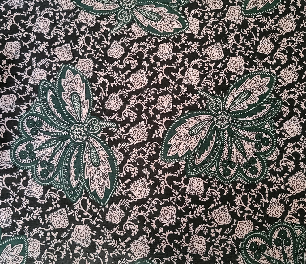 1 Yard Charmeuse Satin Fabric Polyester Print Lightweight, Shiny & Drapable