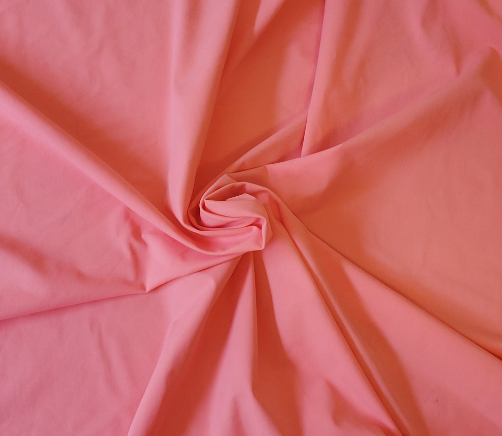 1 Yard Coral Nylon Spandex Jersey Knit Fabric for Swimwear, Activewear, Bodysuits and Dance Costumes