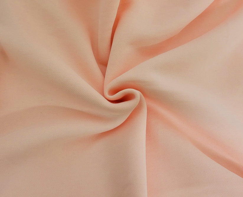 1 Yard Baby Pink Silk Cotton French Terry Knit For a Unique Fabric.