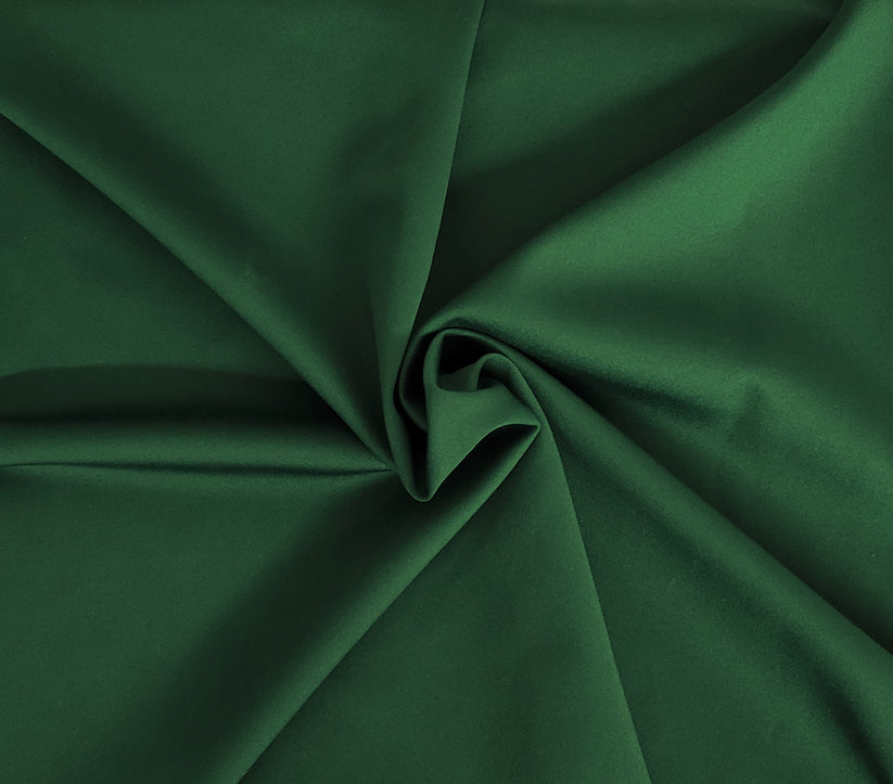 1 Yard Bottle Green Polyamide Nylon Blend Spandex Activewear Performance Knit Fabric Stretchy Durable