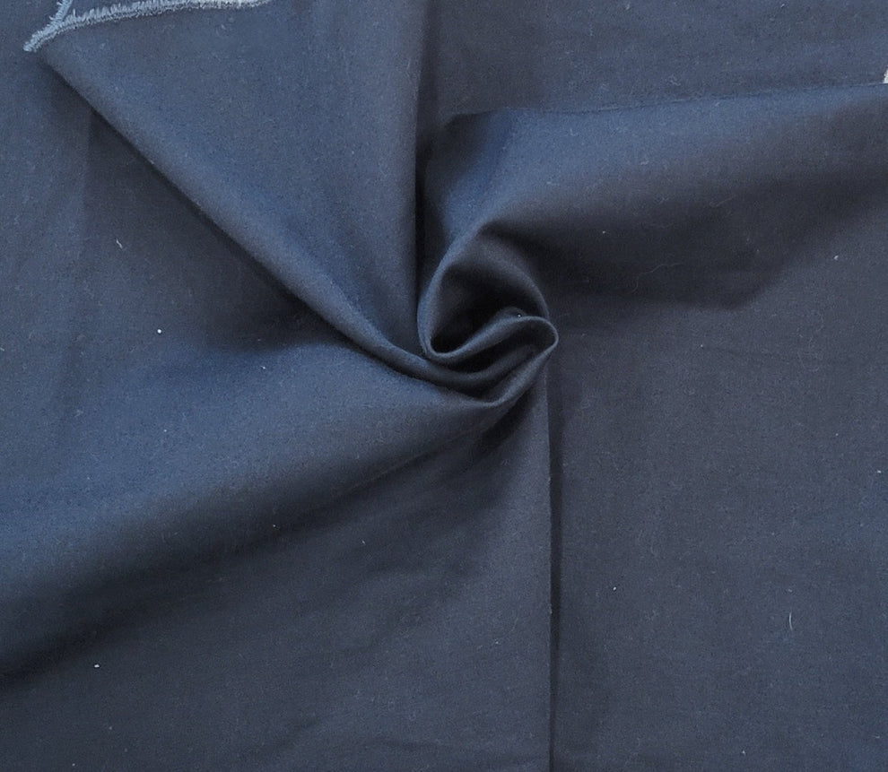1 Yard Navy Cotton Twill Satin Finish Fabric For Pants Uniforms Jackets Skirts Crafts 48 Inch Wide