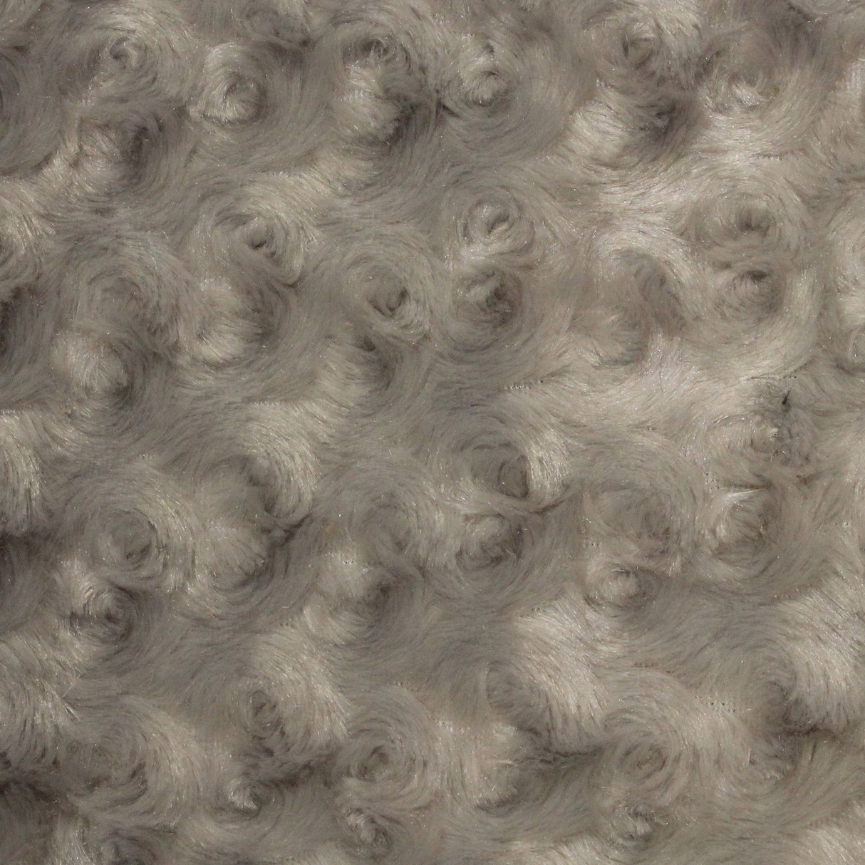 1 Yard Silver Minky Rosebud Fabric 58/60" Width Rose Swirl Embossed