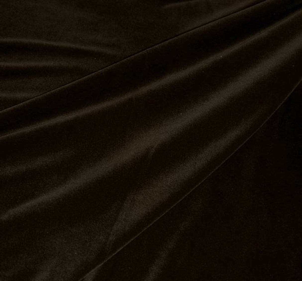 1 Yard Rich Dark Brown Steam Velour Apparel Fabric for Elegant Creations 58/60" Width