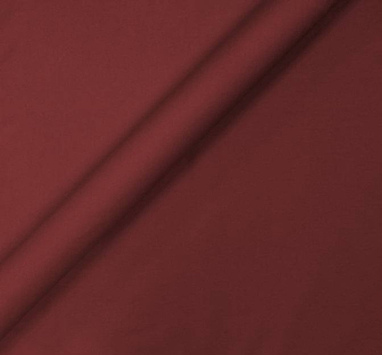 1 Yard Stretch Cotton Poplin Fabric Burgundy Lightweight Material for Blouses Uniforms and Dresses 48/50 Inches Width