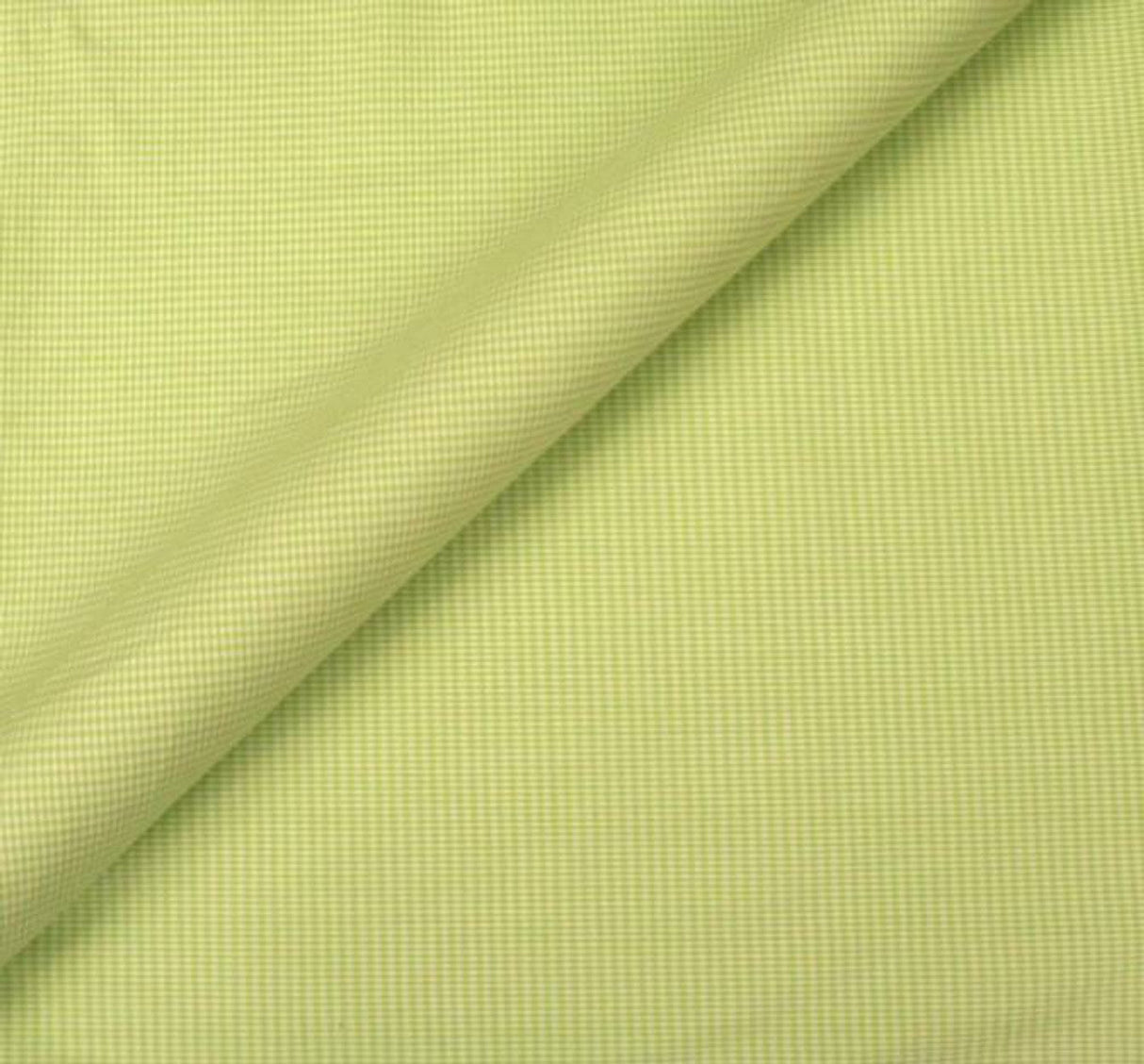 1 Yard Stretch Cotton Poplin Gingham Check Green White Fabric for Shirts Blouses Uniforms 44/45 Inches Width
