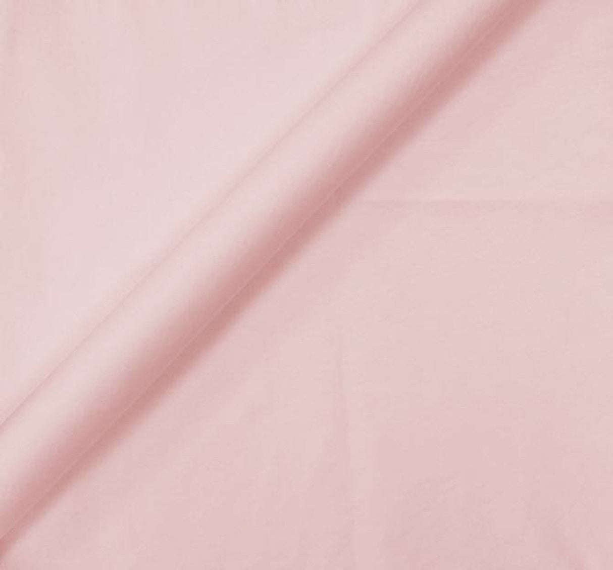 1 Yard Stretch Cotton Poplin Light Pink Fabric for Shirts Dresses Uniforms Sewing 51/52 Inches Width