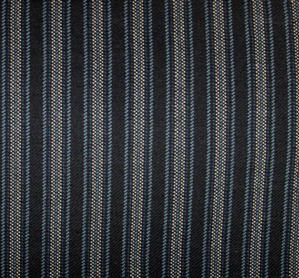 1 Yard Stretch Stripe Suiting Fabric Navy Color 44/45" Width Apparel Fabric