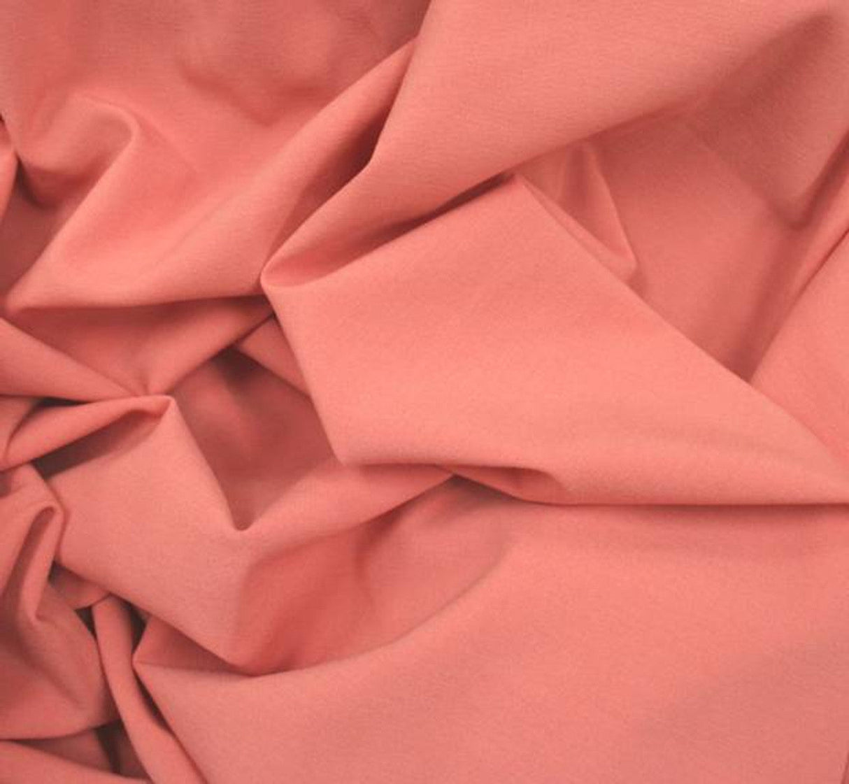 1 Yard Stretch Tropical Coral Fabric, 57/58? Wide Polyester Rayon Spandex Blend