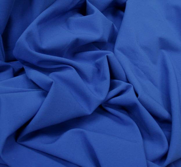 1 Yard Tropical Stretch Royal Fabric, 57/58? Polyester Rayon Spandex