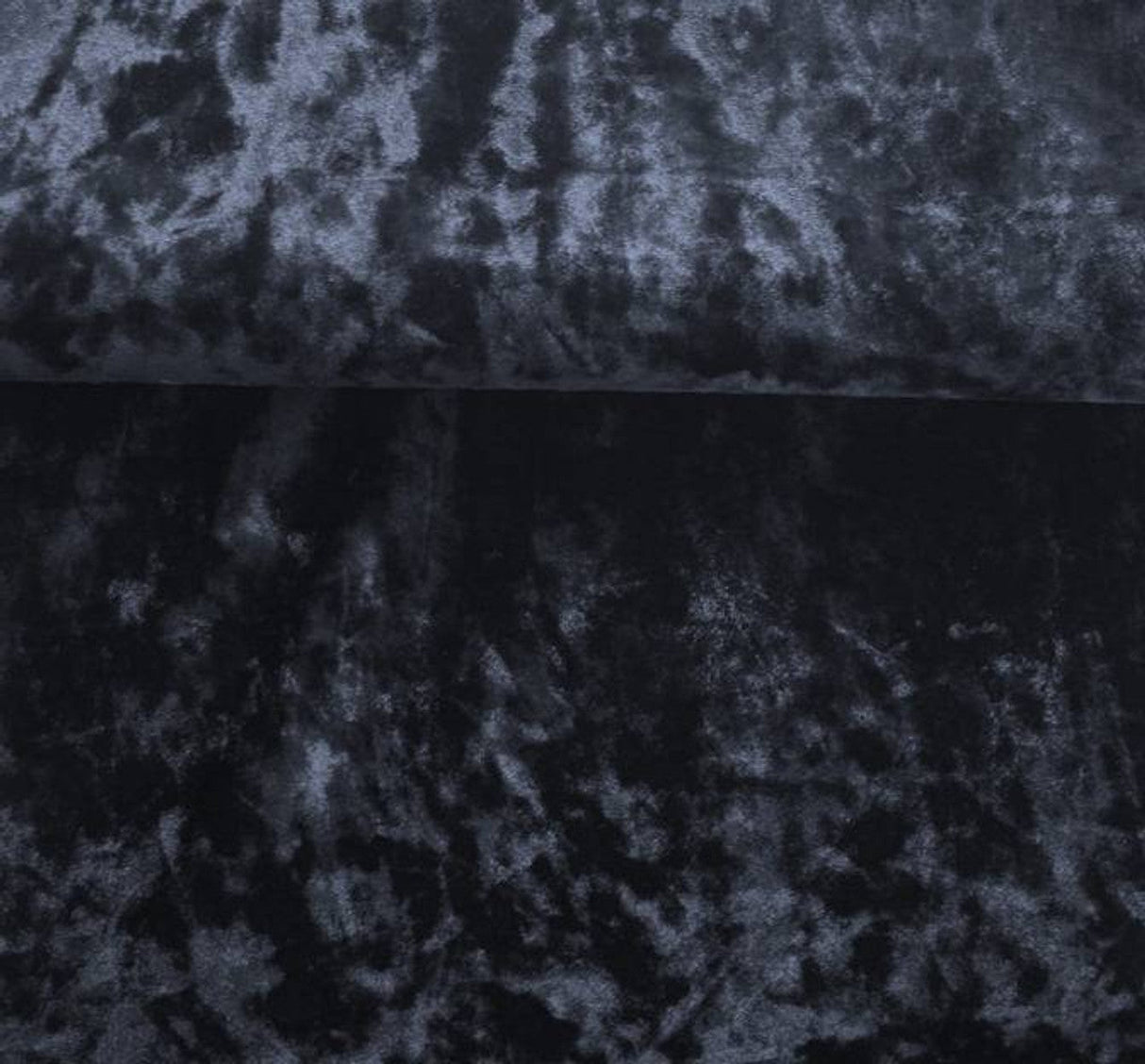 1 Yard Stretch Crushed Velvet Fabric Black, 58/60" Wide, 90% Polyester 10% Spandex