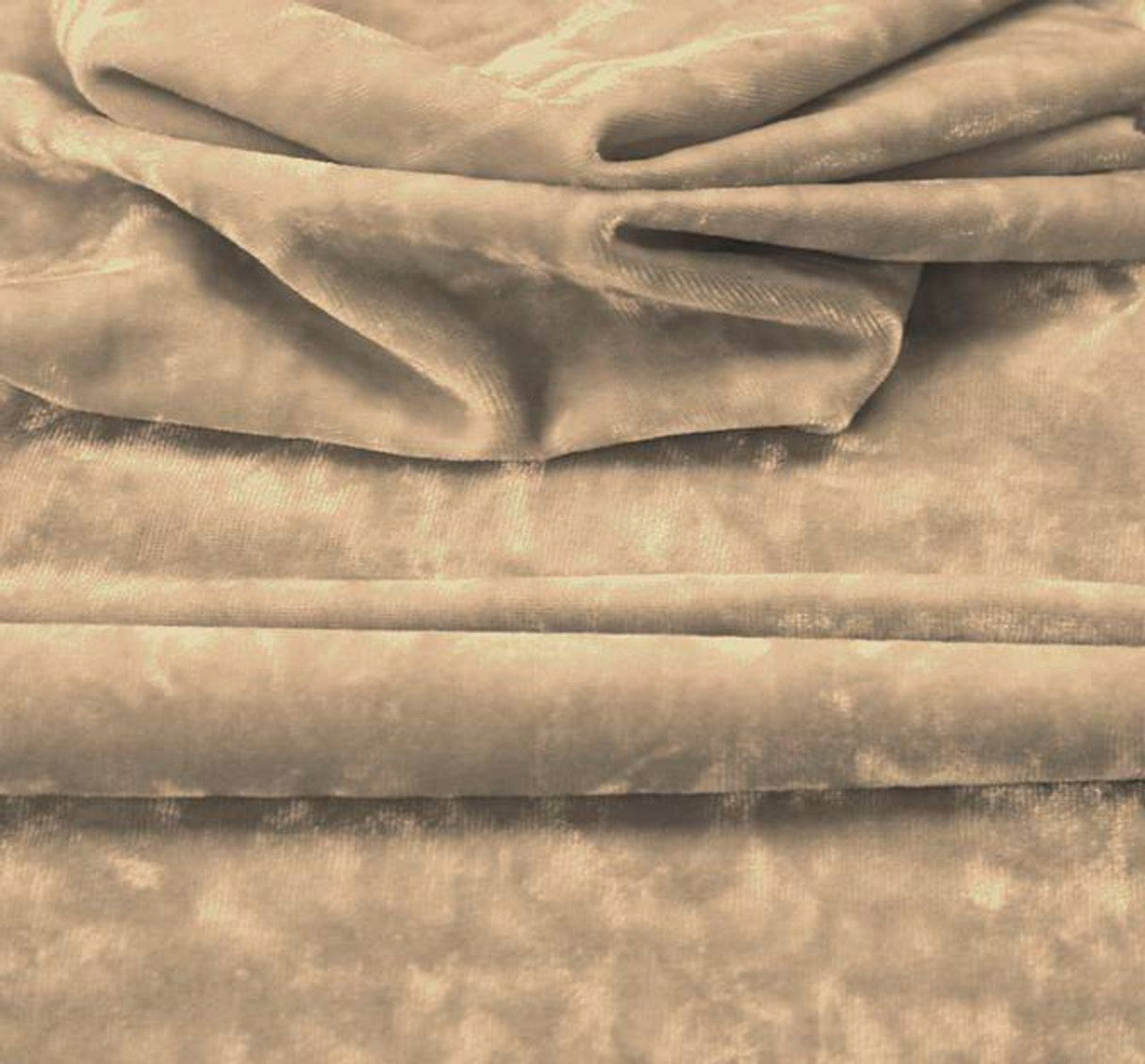1 Yard Stretch Velvet Crushed Wood Fabric, 58/60" Width, Apparel Textile