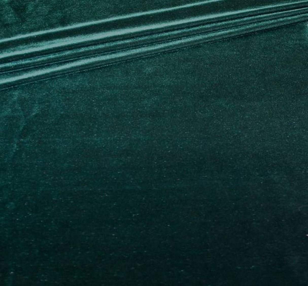 1 Yard Hunter Green Stretch Velvet 58/60" Wide Medium Weight Fabric for Apparel & Decor