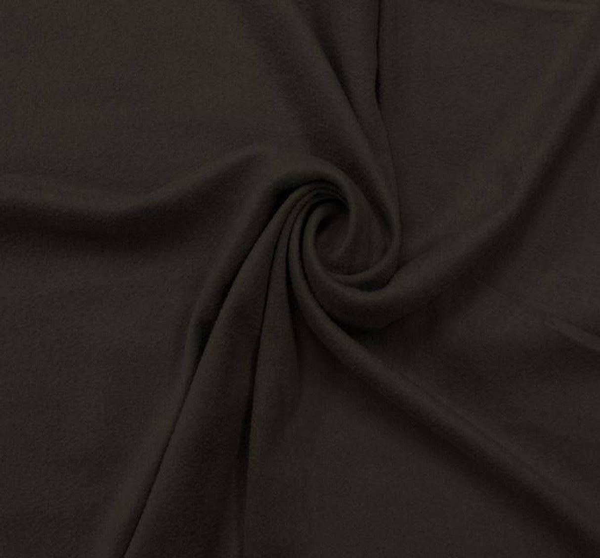 1 Yard Black Suede Knit Fabric 58/60" Wide Soft Micro Suede with Stretch