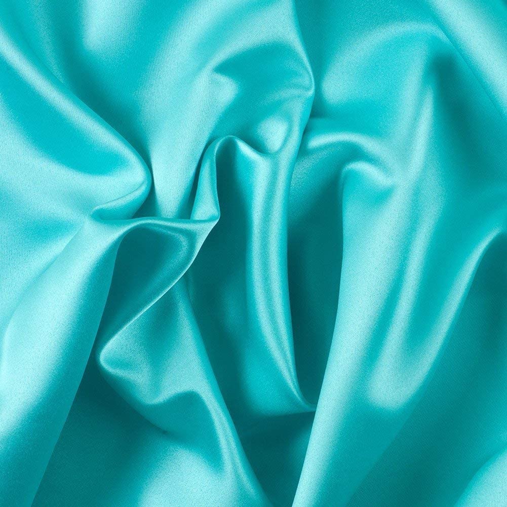 1 Yard Satin Bridal Fabric 60" Wide, 100% Polyester for Wedding Gowns, Decor & Costumes