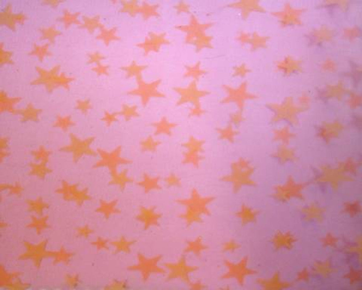 1 Yard Tricot with Glow in Star Fuschia Tulle Fabric, 58/60" Wide 100% Nylon